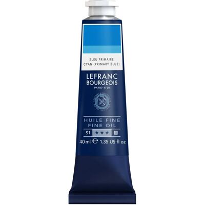 Lefranc Bourgeois - Huile Fin 40ml 063 Bleu - Olajfesték Lefranc Bourgeois - Huile Fin 40ml 063 Bleu - Olajfesték