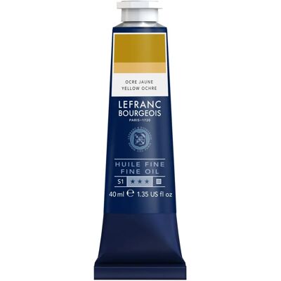 Lefranc Bourgeois Öl 302 - Ocre Jaune - 40ml Lefranc Bourgeois Öl 302 - Ocre Jaune - 40ml