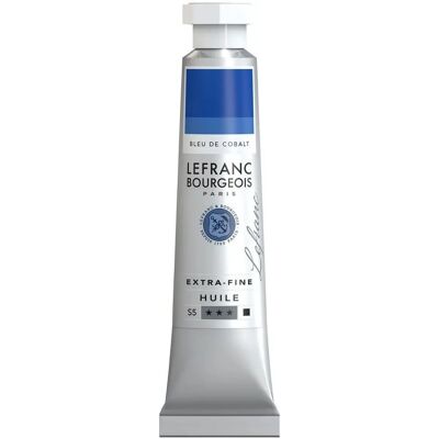 Lefranc Bourgeois - LB 20 ml 030 - Bleu cobalt - Peinture à l'huile - Publicité Lefranc Bourgeois - LB 20 ml 030 - Bleu cobalt - Peinture à l'huile - Publicité