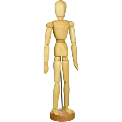 Mannequin en Bois Lefranc & Bourgeois - Modèle Ajustable pour Artistes Mannequin en Bois Lefranc & Bourgeois - Modèle Ajustable pour Artistes