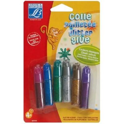 Lefranc & Bourgeois - BCI 6 Tubetti - Paillettes - 5.5 ml - Colle Lefranc & Bourgeois - BCI 6 Tubetti - Paillettes - 5.5 ml - Colle