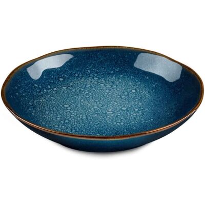 Médard de Noblat - Vertigo Denim - Blue glaze - Plates Médard de Noblat - Vertigo Denim - Blue glaze - Plates