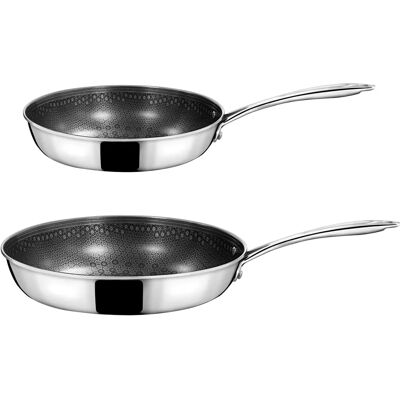 Cuisinox Virtuo - Ensemble de 2 poêles 24-28cm - Ustensiles de cuisine - Publicité Cuisinox Virtuo - Ensemble de 2 poêles 24-28cm - Ustensiles de cuisine - Publicité