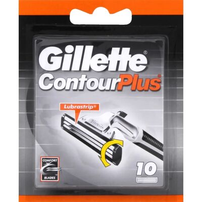 Gillette ContourPlus Rasierklingen - 10 Stück Männer Gillette ContourPlus Rasierklingen - 10 Stück Männer