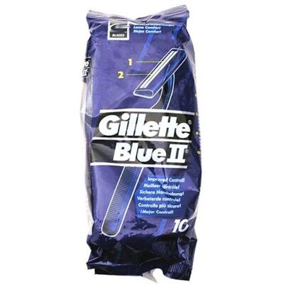 Gillette Blue II - Rasoi usa e getta - Confezione da 10 Gillette Blue II - Rasoi usa e getta - Confezione da 10