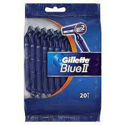 Maquinillas desechables Gillette Blue II - Hombre - 20 unidades Maquinillas desechables Gillette Blue II - Hombre - 20 unidades