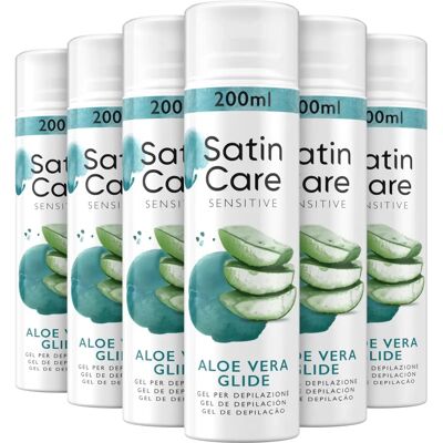 Gillette Satin Care γυναικείο τζελ ξυρίσματος ευαίσθητο 200 ml Gillette Satin Care γυναικείο τζελ ξυρίσματος ευαίσθητο 200 ml