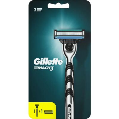 Gillette Mach3 Blå Rakhyvel - Rakhyvel Gillette Mach3 Blå Rakhyvel - Rakhyvel