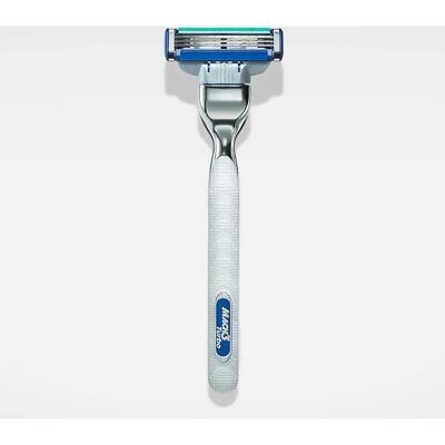 Gillette Mach3 Turbo - Scheermes, Blauw, Wit, Zilver Gillette Mach3 Turbo - Scheermes, Blauw, Wit, Zilver