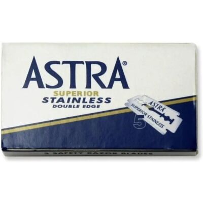 Lames de Rasoir Astra Superior Inoxydables Double Face - Lames de Rasoir Lames de Rasoir Astra Superior Inoxydables Double Face - Lames de Rasoir