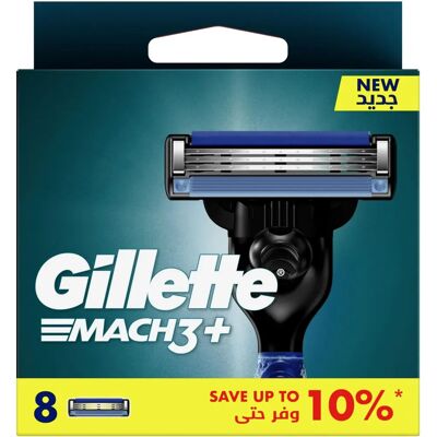 Gillette Mach3 Rasoirs - Pack de 8 lames Gillette Mach3 Rasoirs - Pack de 8 lames