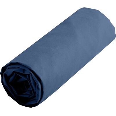 Lovely Casa DH34820001 Blue Cotton Fitted Sheet - Bedding Lovely Casa DH34820001 Blue Cotton Fitted Sheet - Bedding