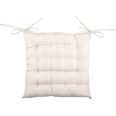 Coussin de chaise en lin HOME MAISON 40x40cm - Confort & Couleur - Publicité Coussin de chaise en lin HOME MAISON 40x40cm - Confort & Couleur - Publicité