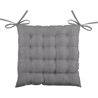HOME MAISON Coussin de chaise - Antracite - 40x40cm - Intérieur/Extérieur HOME MAISON Coussin de chaise - Antracite - 40x40cm - Intérieur/Extérieur