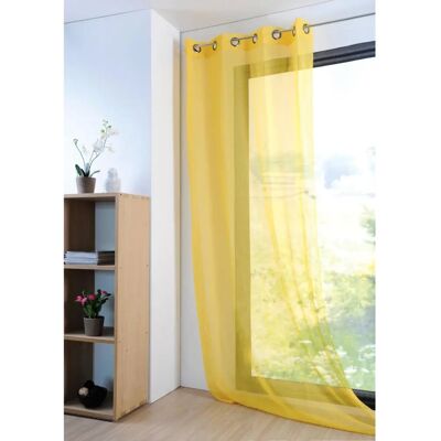 LOVELY CASA Monna Gardin - 140x280cm, Polyester, Gul - Gardin LOVELY CASA Monna Gardin - 140x280cm, Polyester, Gul - Gardin