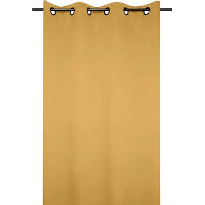 Rideau Occultant HOME MAISON Lisa 210g/m² Moutarde - Obscurcissant Rideau Occultant HOME MAISON Lisa 210g/m² Moutarde - Obscurcissant
