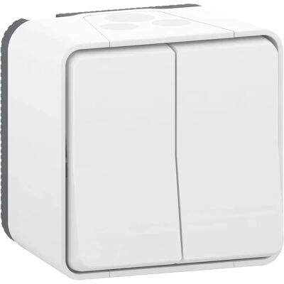 Schneider SC5SHN0212462 Interrupteur étanche blanc - IP55, 250V - Publicité Schneider SC5SHN0212462 Interrupteur étanche blanc - IP55, 250V - Publicité