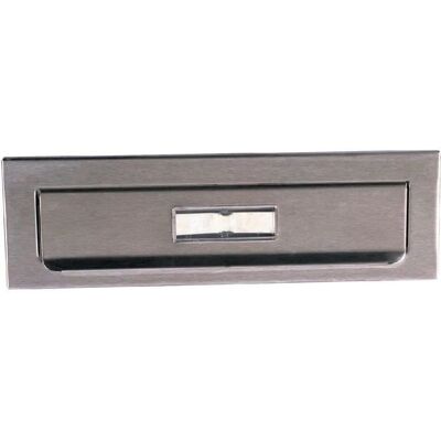 DECAYEUX Entrée de boîte aux lettres en inox - 265x67x8mm - Extérieur - Publicité DECAYEUX Entrée de boîte aux lettres en inox - 265x67x8mm - Extérieur - Publicité