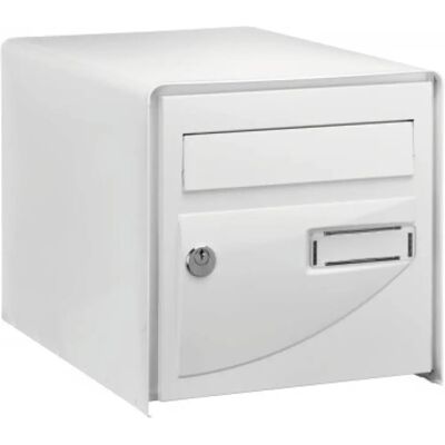 Decayeux Probat Compact Blanc RAL 9016 - Boîte aux lettres - Publicité Decayeux Probat Compact Blanc RAL 9016 - Boîte aux lettres - Publicité