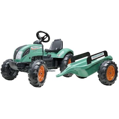 Falk Traktor na pedały z przyczepą - Zabawka Falk Traktor na pedały z przyczepą - Zabawka