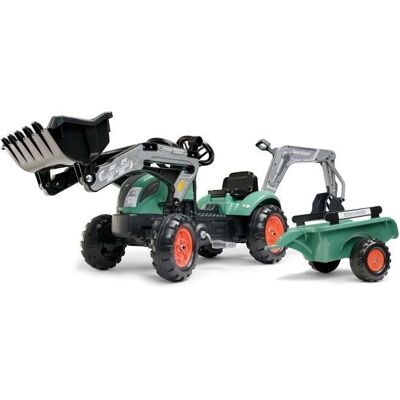 Falk Zabawny Traktor - 2+ - Wyprodukowany we Francji - Ekologiczny Plastik - Zielony Falk Zabawny Traktor - 2+ - Wyprodukowany we Francji - Ekologiczny Plastik - Zielony
