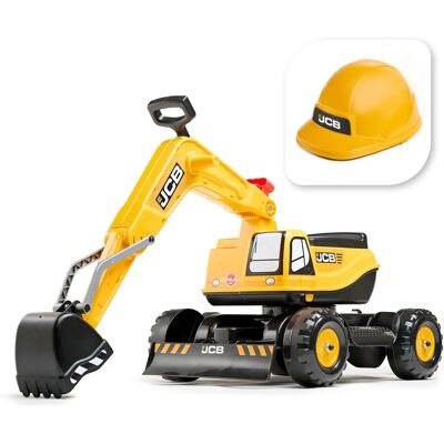 Falk Jcb Baufahrzeug mit 360° drehbarer Kabine - Gelenkter Arm & Schaufel - Hergestellt in Frankreich - 3+ Jahre Falk Jcb Baufahrzeug mit 360° drehbarer Kabine - Gelenkter Arm & Schaufel - Hergestellt in Frankreich - 3+ Jahre