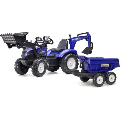 Falk New Holland 3090W Schaukel-/Fahrzeug Spielzeug - Traktor Falk New Holland 3090W Schaukel-/Fahrzeug Spielzeug - Traktor