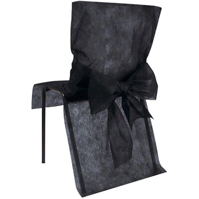 Carnival Modèle - Housses de Chaise Noires - 50x95 cm - Publicité Carnival Modèle - Housses de Chaise Noires - 50x95 cm - Publicité