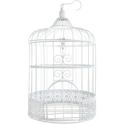Décoration de mariage Santex - Cage à oiseaux en métal 20 x 31cm - Décoration de mariage - Publicité Décoration de mariage Santex - Cage à oiseaux en métal 20 x 31cm - Décoration de mariage - Publicité