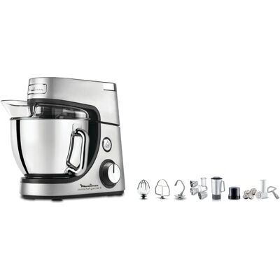 Moulinex Robot Pâtissier Qa613db1 - 4,6L Acier inoxydable - Publicité Moulinex Robot Pâtissier Qa613db1 - 4,6L Acier inoxydable - Publicité