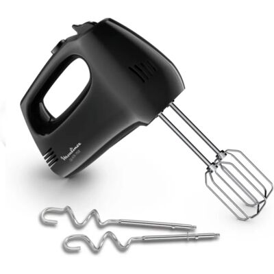 Moulinex HM3108 Hand Mixer - 300W, 5 Snelheden, RVS Moulinex HM3108 Hand Mixer - 300W, 5 Snelheden, RVS
