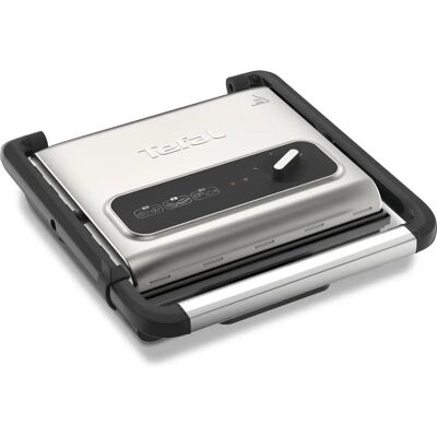Tefal GC24212 - Noir, Acier inoxydable - Grill électrique - Publicité Tefal GC24212 - Noir, Acier inoxydable - Grill électrique - Publicité