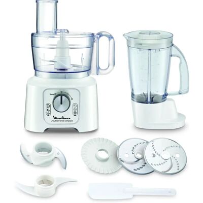 Moulinex FP544111 - Blanc - Robot multifonctions Moulinex FP544111 - Blanc - Robot multifonctions