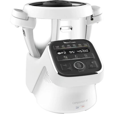 Moulinex HF80CB10 - Blanc/Noir - Robot de Cuisine - Publicité Moulinex HF80CB10 - Blanc/Noir - Robot de Cuisine - Publicité