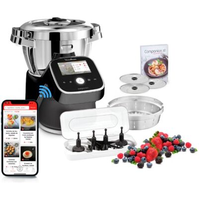 Moulinex HF93D810 - Noir - Robot cuiseur / Robot multifonction Moulinex HF93D810 - Noir - Robot cuiseur / Robot multifonction