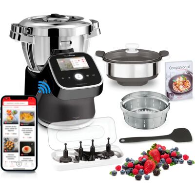 Moulinex HF93F810 - Noir - Robot multifonction Moulinex HF93F810 - Noir - Robot multifonction