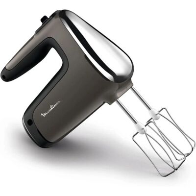 Moulinex HM650E10 - Schwarz, Grau - Handmixer Moulinex HM650E10 - Schwarz, Grau - Handmixer