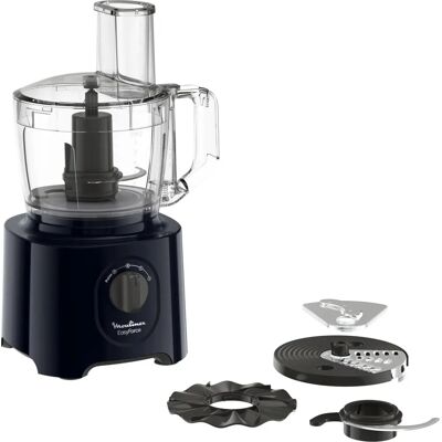 Moulinex FP242810 - Nero, Trasparente - Robot da cucina Moulinex FP242810 - Nero, Trasparente - Robot da cucina