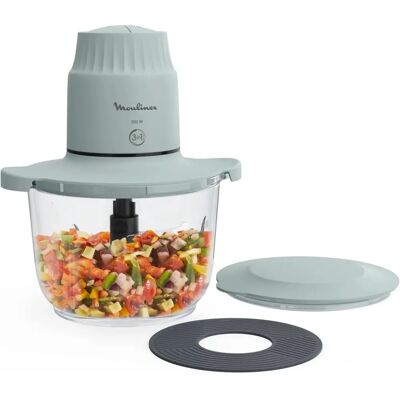 Moulinex DJ603110 - Grigio, Trasparente - Tritacarne da Cibo Moulinex DJ603110 - Grigio, Trasparente - Tritacarne da Cibo