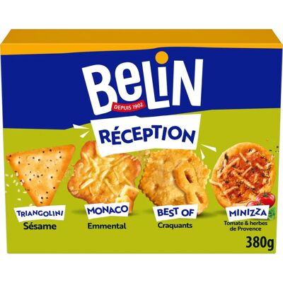 BELIN - Reception 380g - Assortiment - Biscuits assortis - Publicité BELIN - Reception 380g - Assortiment - Biscuits assortis - Publicité