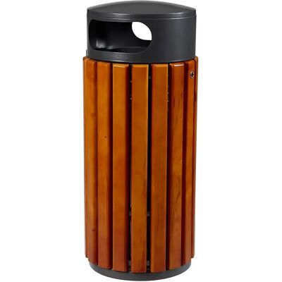 Rossignol ZENO Extérieur 60L Bois Gris - Corbeille extérieure - Publicité Rossignol ZENO Extérieur 60L Bois Gris - Corbeille extérieure - Publicité