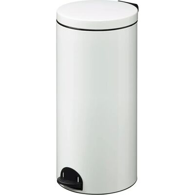 Rossignol - Poubelle Elora 30L Blanche - Acier, Revêtement UV - 67cm - Publicité Rossignol - Poubelle Elora 30L Blanche - Acier, Revêtement UV - 67cm - Publicité