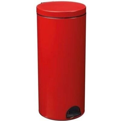 Poubelle Rossignol Elora 30L Rouge - Corbeille à déchets Poubelle Rossignol Elora 30L Rouge - Corbeille à déchets