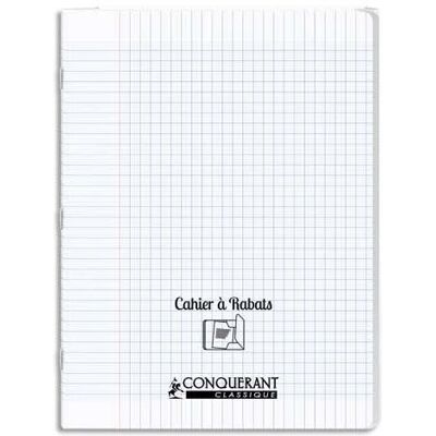Oxford Cahier 24x32, 48 pages, 90g, Seyès, couverture en polypropylène incolore avec rabat - Lot de 10 - Publicité Oxford Cahier 24x32, 48 pages, 90g, Seyès, couverture en polypropylène incolore avec rabat - Lot de 10 - Publicité