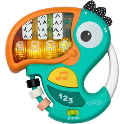 Infantino Tukan Piano Luminoso e Numeri - Giocattolo Educativo Infantino Tukan Piano Luminoso e Numeri - Giocattolo Educativo