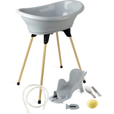Thermobaby Vasco 7-in-1 Badewanne Grau – Für Kinder Thermobaby Vasco 7-in-1 Badewanne Grau – Für Kinder