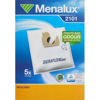 Menalux 2101 Duraflow - Vit - Påsar till dammsugare Menalux 2101 Duraflow - Vit - Påsar till dammsugare