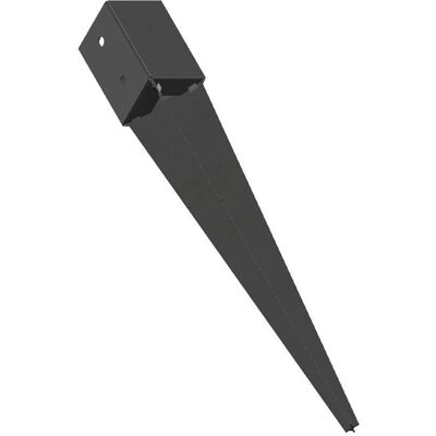 MERMIER - 3026726871301 - Noir - 90x90 mm - Post base - Publicité MERMIER - 3026726871301 - Noir - 90x90 mm - Post base - Publicité