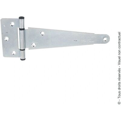 Hinges en acier zingué L300 - Pour volets - Publicité Hinges en acier zingué L300 - Pour volets - Publicité