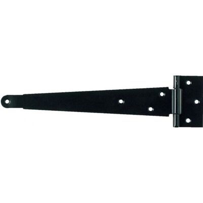 Hinge en acier noir 540 mm - Pour portes et volets - Publicité Hinge en acier noir 540 mm - Pour portes et volets - Publicité